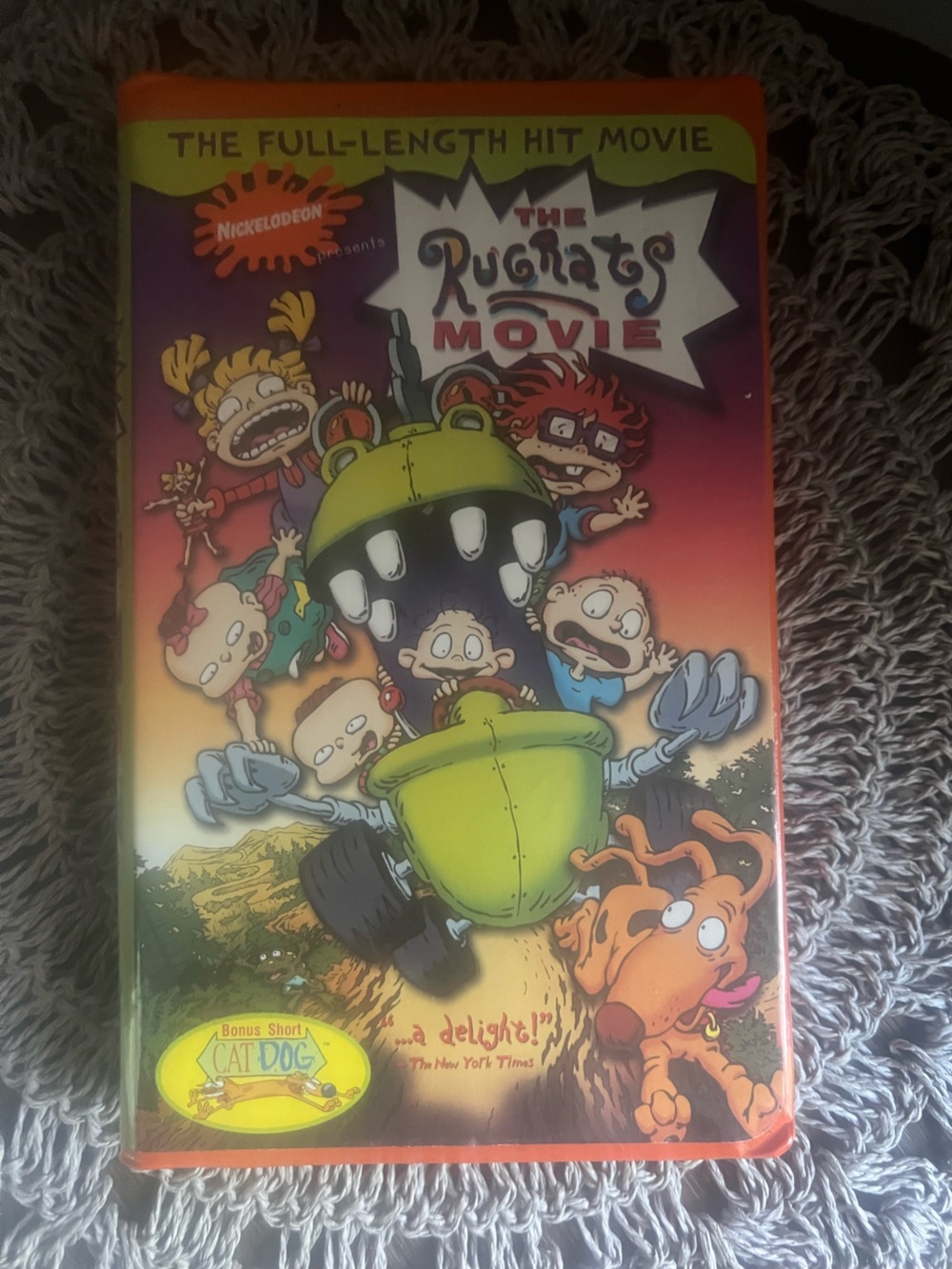 Rugrats MovieVHS Nickelodeon Cat Dog bonus clamshell